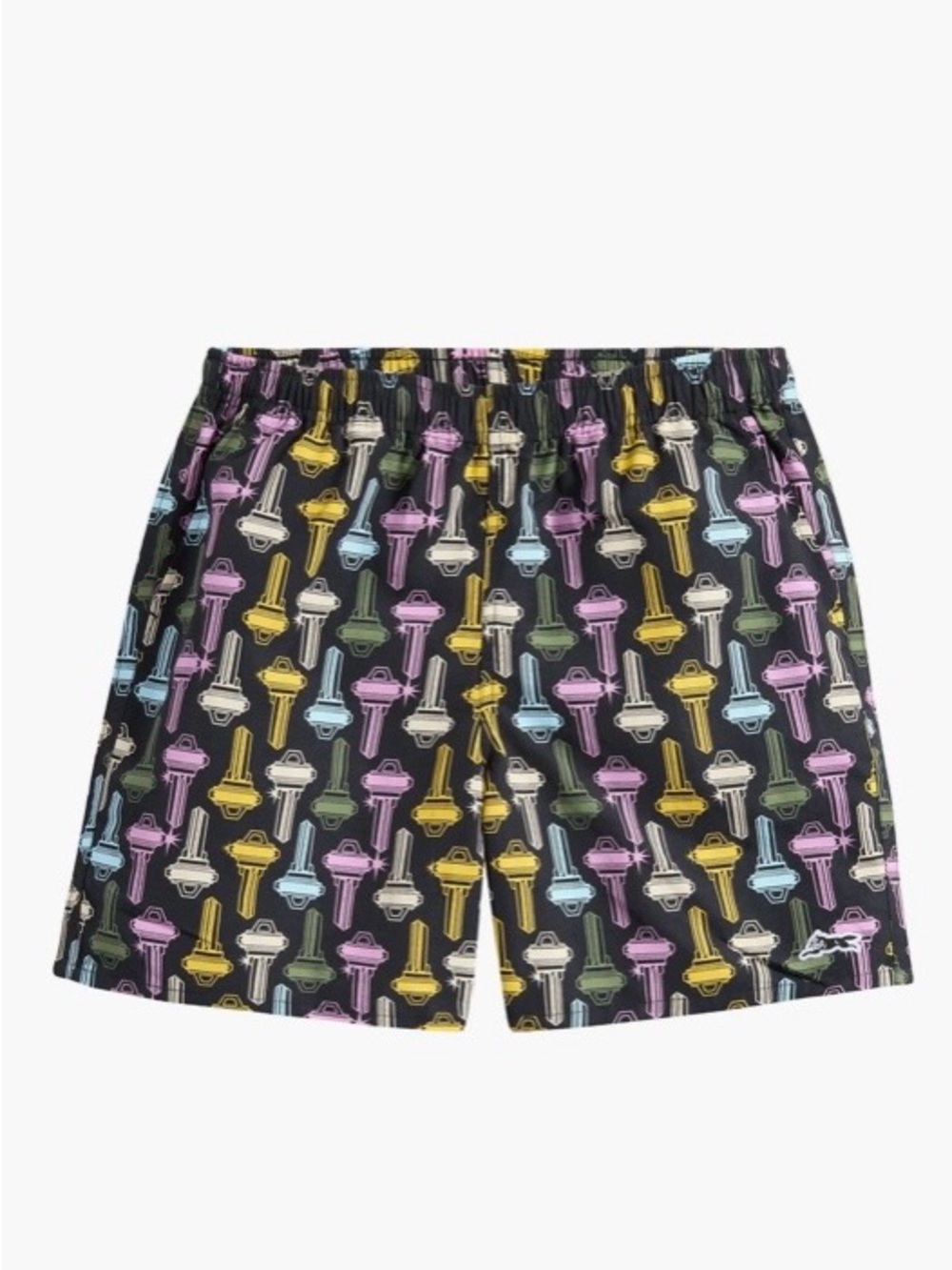Keys Print Nylon Shorts
ICECREAM Size 2X